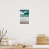 Poster Mur d'art des vagues de mer (Cuisine)