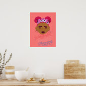 Poster Mur d'art esthétique pour filles Brown, Tweens, (Cuisine)