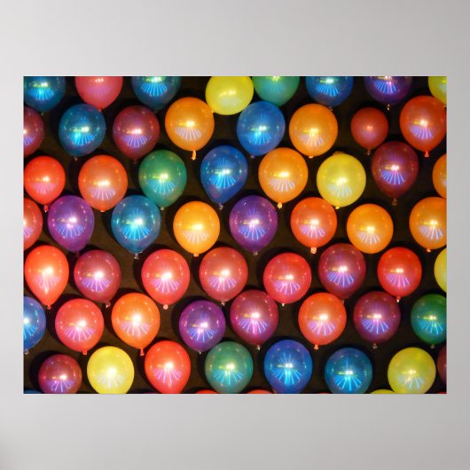 Poster Mur de ballon (Devant)