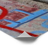 Poster Mur de Berlin art graffiti (Coin)