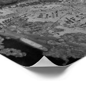 Poster Mur de Berlin - visions du passé (Coin)