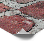 Poster mur de béton Brown (Coin)