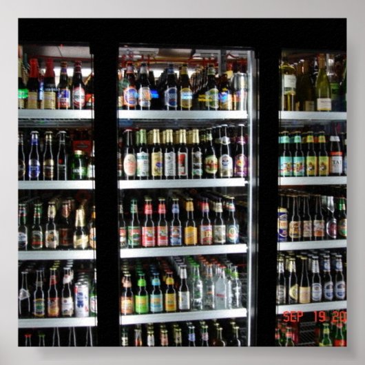 POSTER MUR DE BIÈRE (Devant)