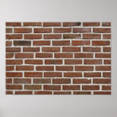 Poster "mur de briques" (Devant)