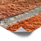 Poster Mur de briques maçonnerie de briques (Coin)