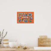 Poster Mur de cadres photo d'Halloween de Scooby-Doo (Cuisine)