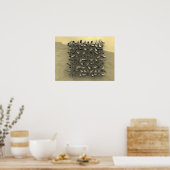 Poster Mur de caméra de sécurité (Cuisine)