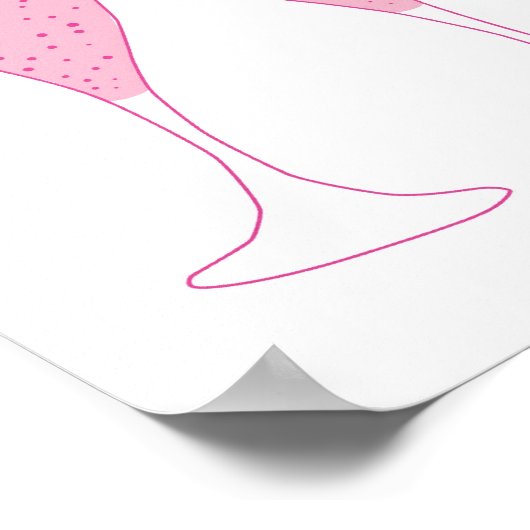 Poster Mur de Champagne (Coin)