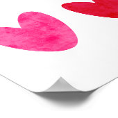 Poster Mur de coeur (Coin)