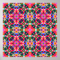 Poster Mur de décoration Dopamine coloré Jolly bri