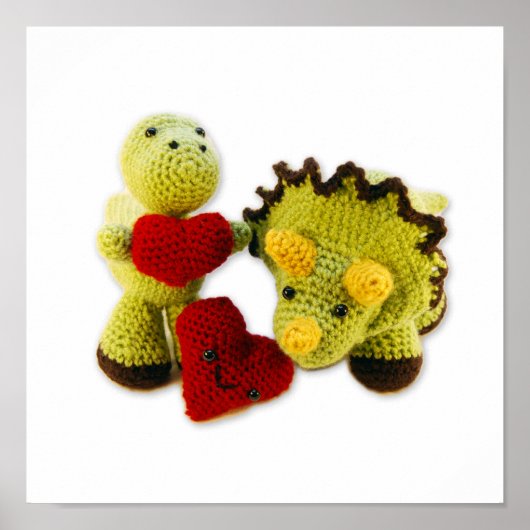 Poster Mur de dinosaure suspendu (Devant)