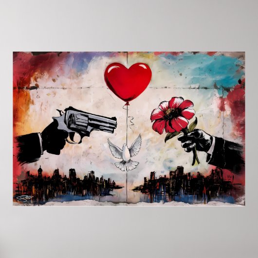 Poster Mur de dissension (Devant)