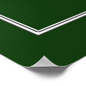 Poster Mur de famille personnalisable en vert (Coin)