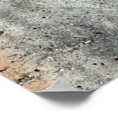 Poster Mur de grunge rouillé : Sabot texturé (Coin)