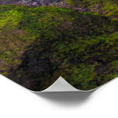 Poster Mur de larmes, Mont Waialeale, Kauai, Hawaii (Coin)