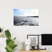 Poster Mur de mer de Galveston (Bureau à domicile)