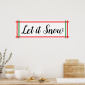 Poster Mur de Noël (Cuisine)