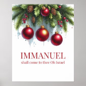 Poster Mur de Noël (Devant)