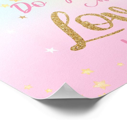 Poster Mur de nurserie étoile clignotante fantaisiste (Coin)