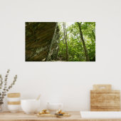 Poster Mur de roche Frazier dans le parc national de Shen (Cuisine)