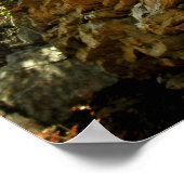Poster Mur de roches stratifiées (Coin)