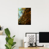 Poster Mur de roches stratifiées (Bureau à domicile)