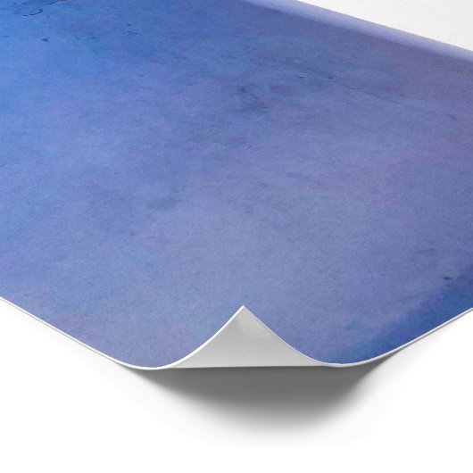 Poster Mur de Santorin (Coin)