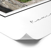 Poster Mur du château, par la fenêtre (Coin)