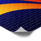 Poster Mur du coucher du soleil (Coin)
