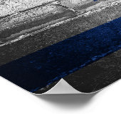 Poster Mur du drapeau israélien (Coin)