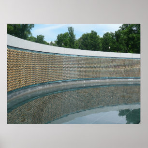 Poster Mur du Liberté du Mémorial de la Seconde Guerre mo