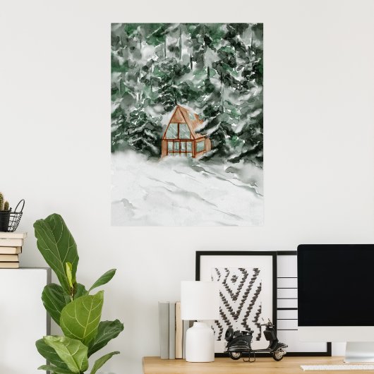 Poster mur du royaume des glaces (Bureau à domicile)