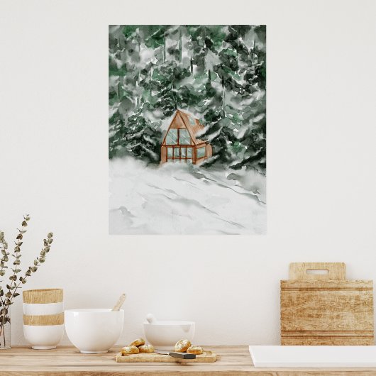 Poster mur du royaume des glaces (Cuisine)