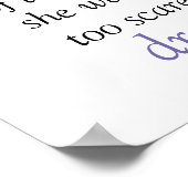 Poster Mur Elle Porte Les Citations De La Couronne (Coin)