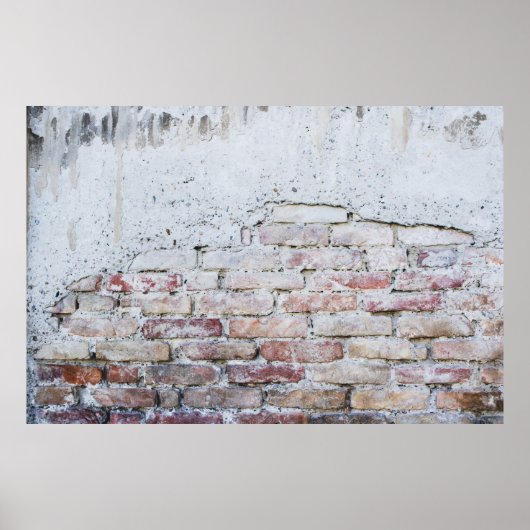 Poster Mur en béton gris (Devant)