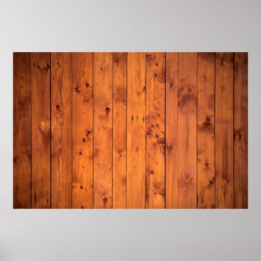 Poster Mur en bois vintage (Devant)