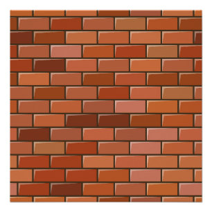 Poster mur en brique
