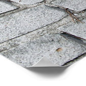 POSTER MUR EN BRIQUE BLANC (Coin)