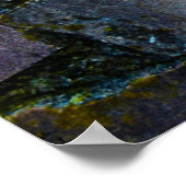 Poster Mur en brique gris (Coin)