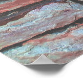 Poster Mur en brique rouge (Coin)