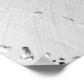 Poster Mur en briques blanches (Coin)