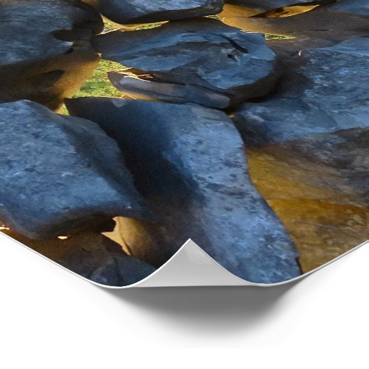 Poster Mur en pierre de style croate (Coin)