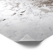 Poster Mur en pierre rustique avec porte à grange ouverte (Coin)