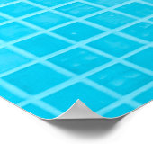 Poster Mur et carrelage en céramique pastel bleu abstrait (Coin)