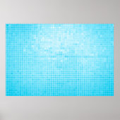 Poster Mur et carrelage en céramique pastel bleu abstrait (Devant)