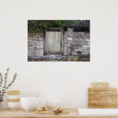 Poster Mur et porte (Cuisine)