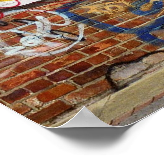 Poster Mur Graffiti (Coin)