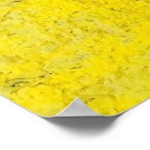 Poster Mur jaune et rose (Coin)