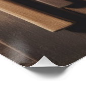 Poster Mur rustique d'outils à main vintage  (Coin)