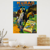 Poster Murad Cigarettes 1910 The Turkish Cigarette (Cuisine)